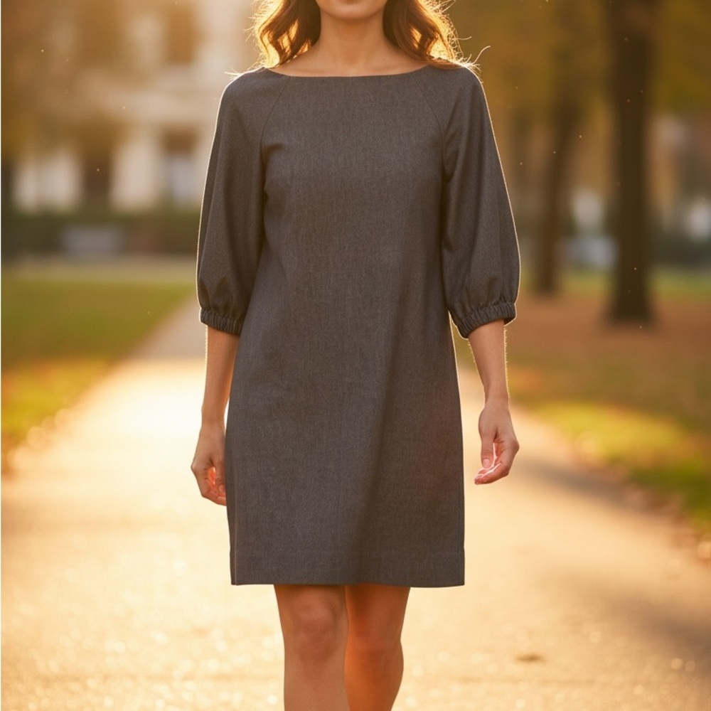 Kate Spade Denim 3/4 Sleeve Dress